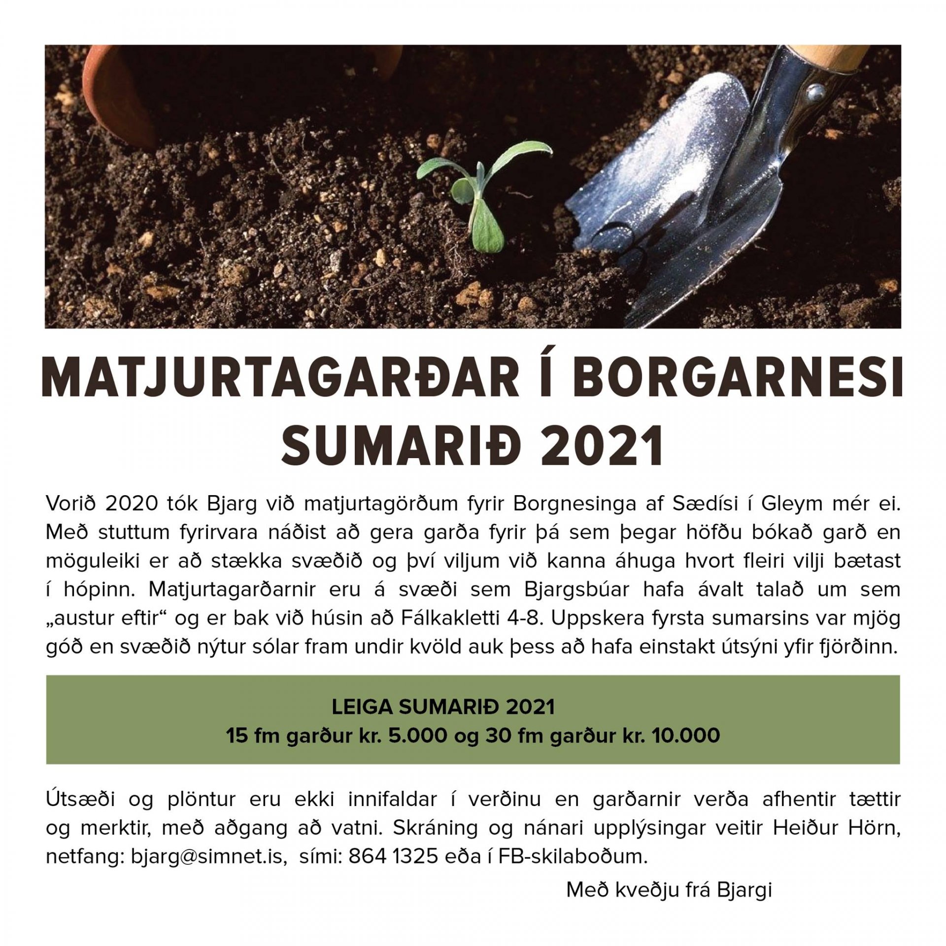 Featured image for “Matjurtagarðar í Borgarnesi sumarið 2021”