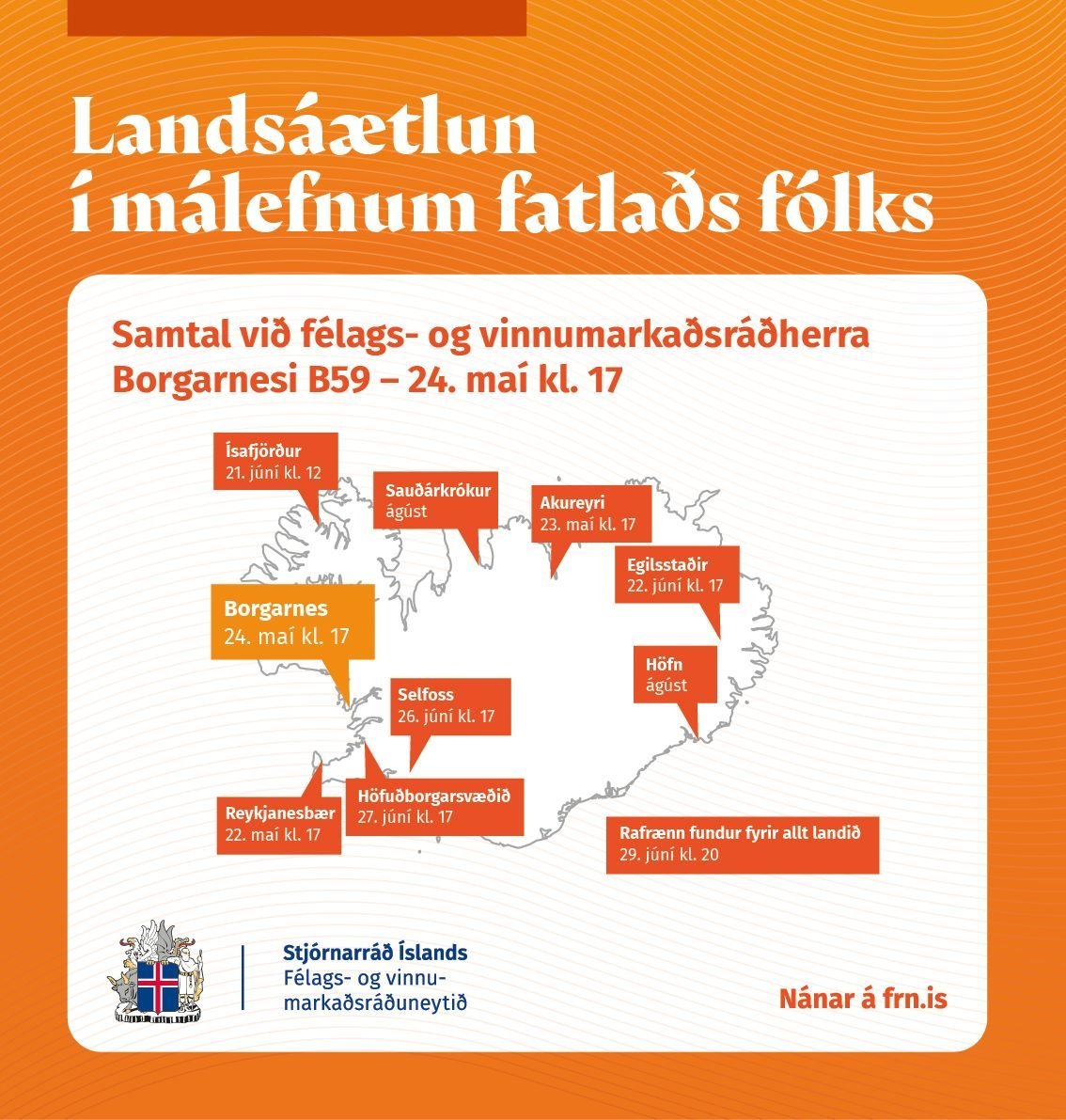 Featured image for “Samráðsfundur í Borgarnesi – Landsáætlun í málefnum fatlaðs fólks”