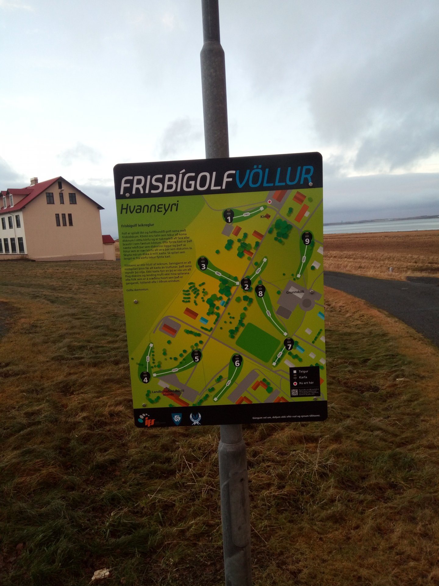 Featured image for “Nýr frisbígolfvöllur á Hvanneyri”