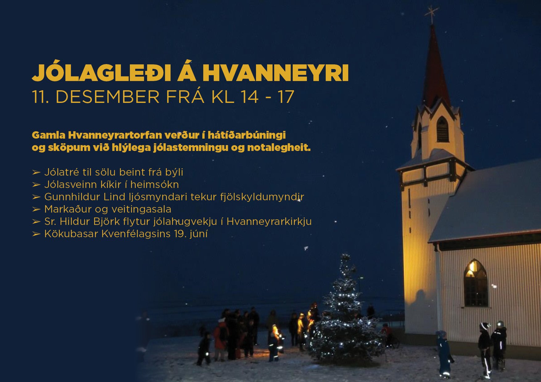 Featured image for “Jólagleði á Hvanneyri 11. desember”