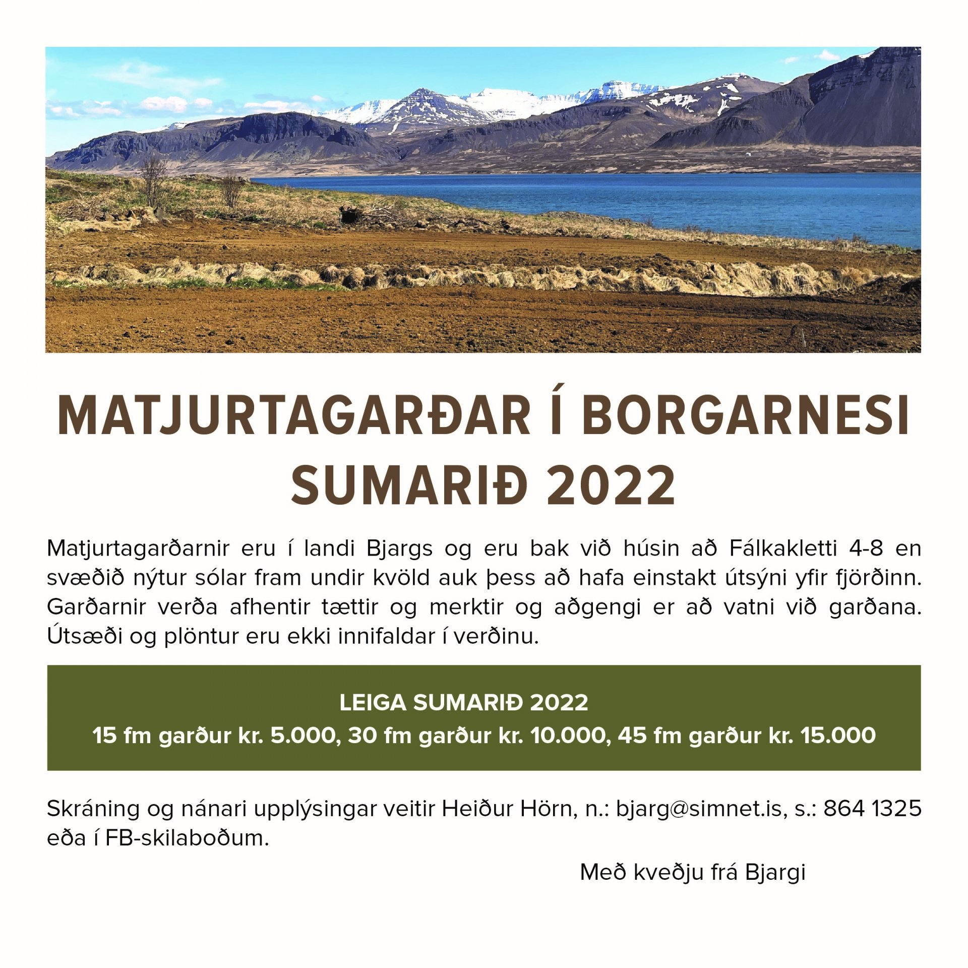 Featured image for “Matjurtagarðar í Borgarnesi sumarið 2022”