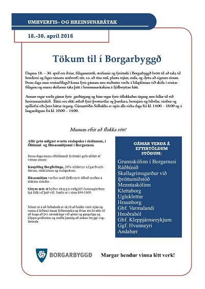 Featured image for “Hreinsunarátak í Borgarbyggð”