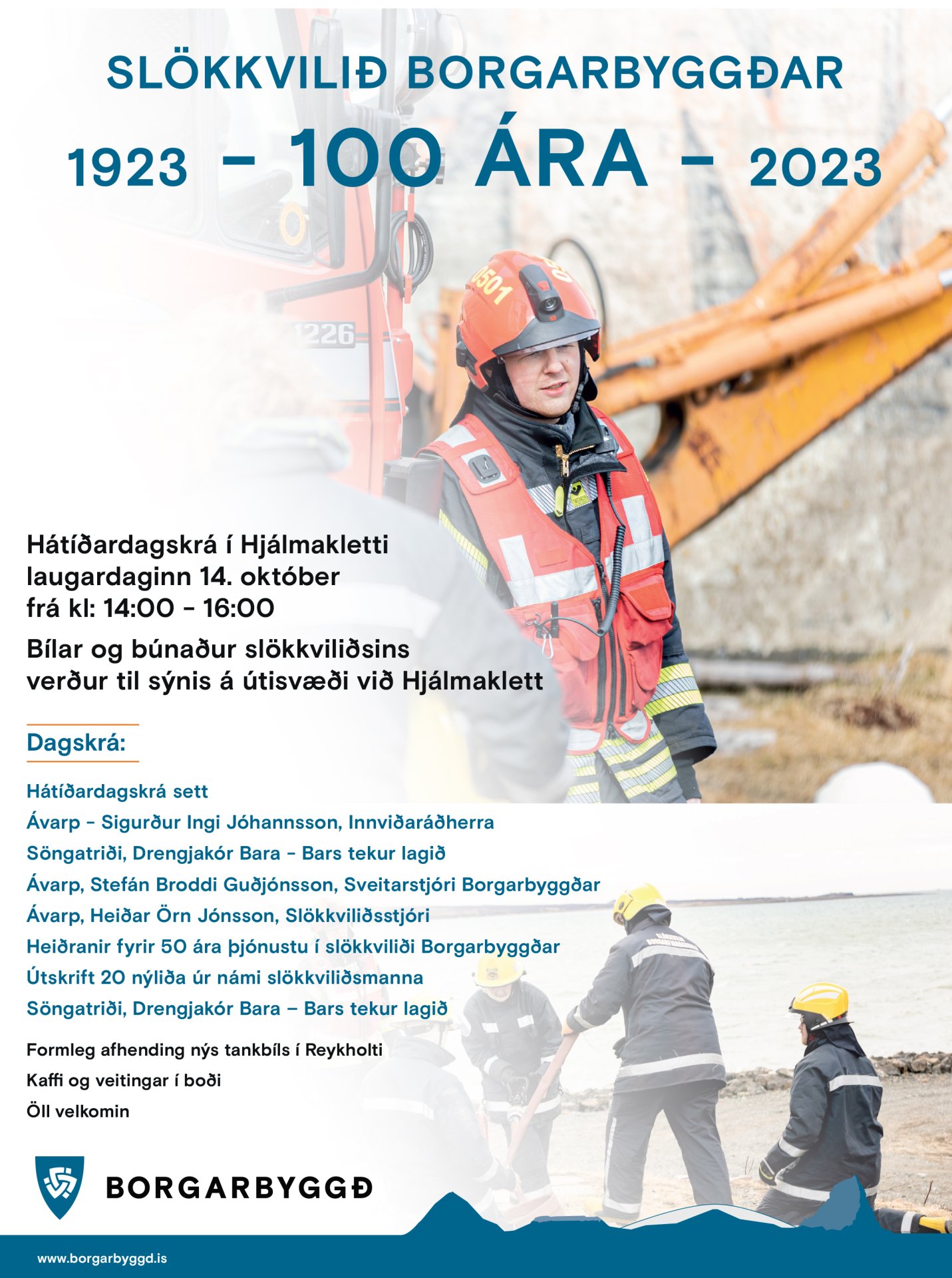 Featured image for “100 ára afmæli slökkviliðsins – dagskrá”