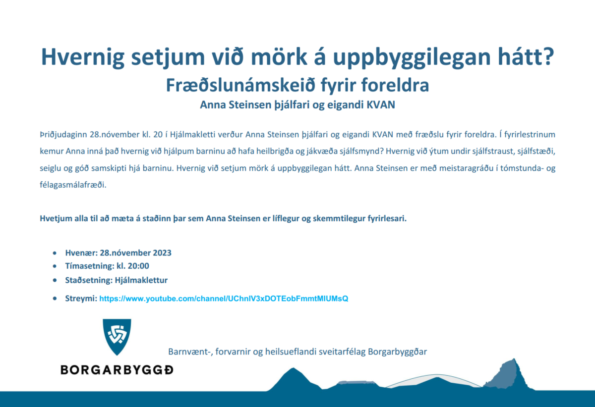 Featured image for “Hvernig setjum við mörk á uppbyggilegan hátt?”