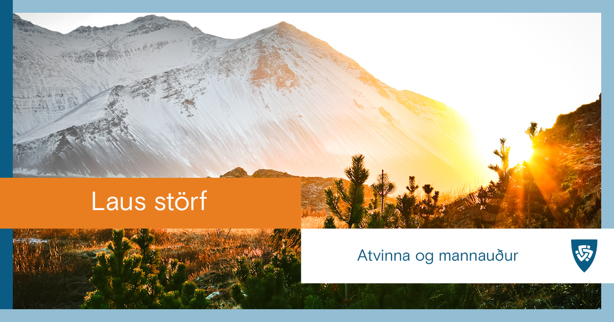 Featured image for “Laus störf hjá sveitarfélaginu”