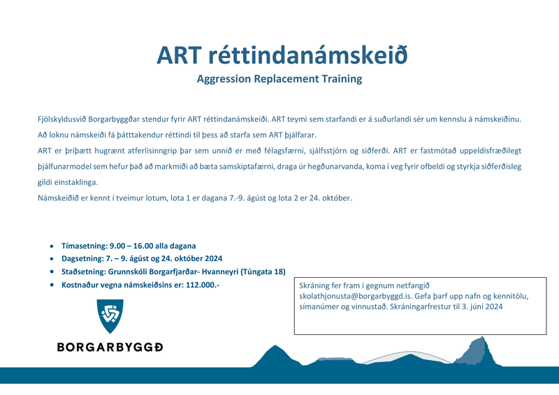 Featured image for “ART réttindanámskeið”