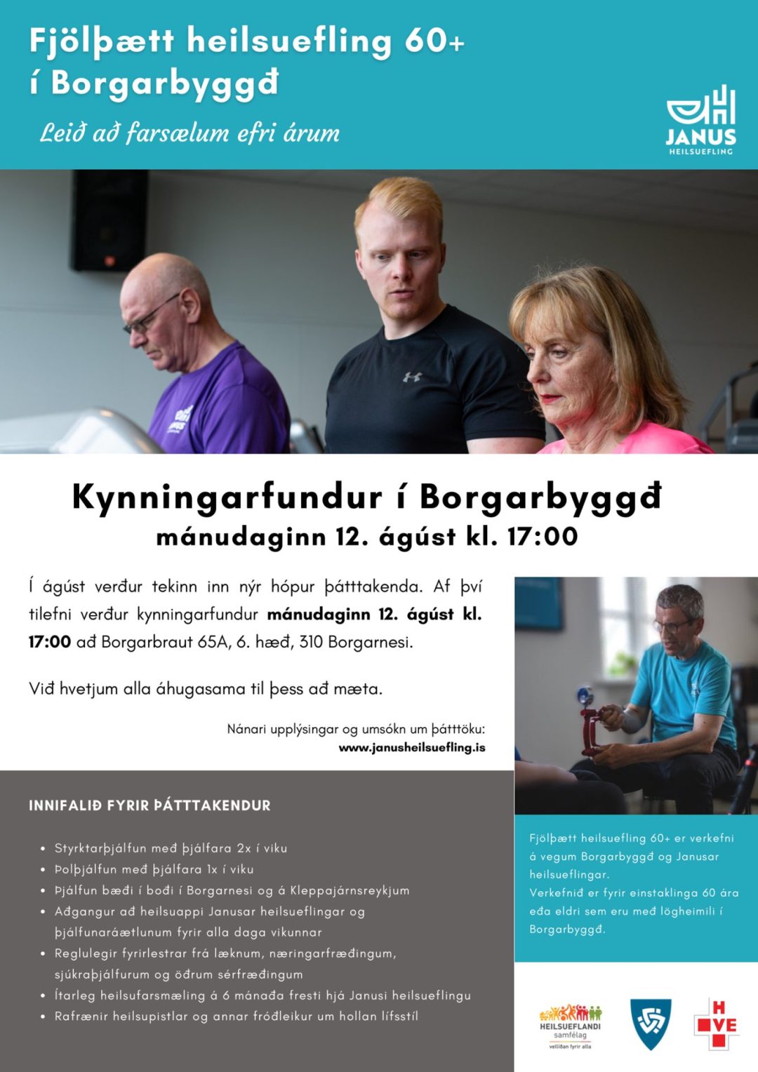 Featured image for “Kynningafundur í Borgarbyggð á Janus heilsueflingu”