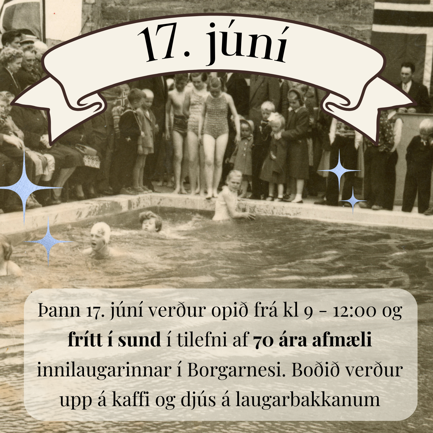 Featured image for “Frítt í sundlaugar Borgarbyggðar 17. júní”