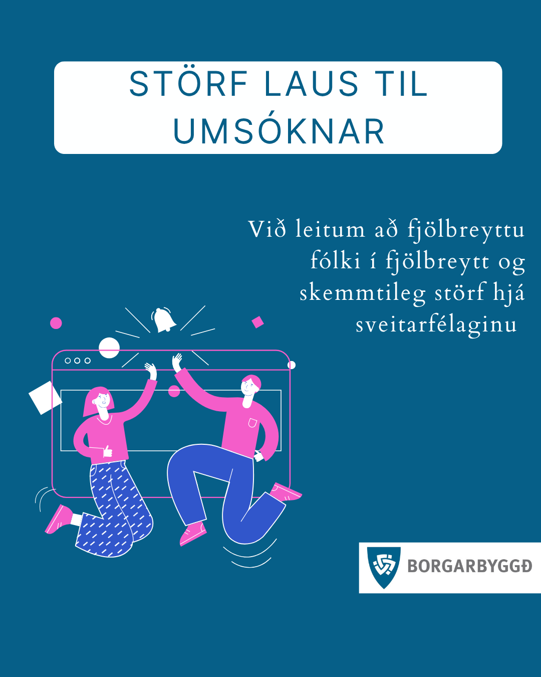 Featured image for “Laus störf til umsóknar hjá Borgarbyggð”